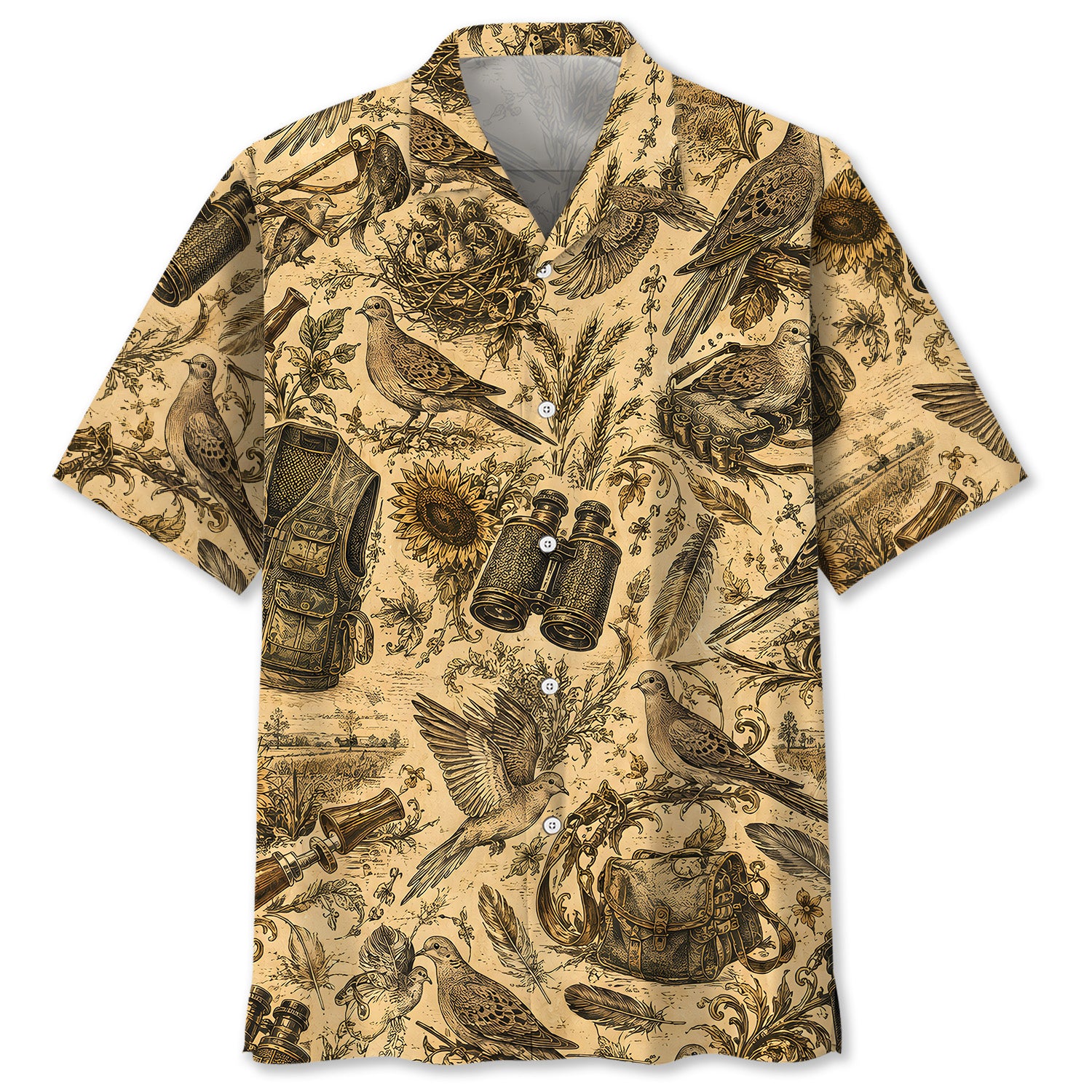 Dove Hunting Vintage Hawaiian Shirt