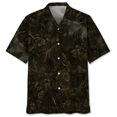 Bigfoot Forest Hawaiian Shirt
