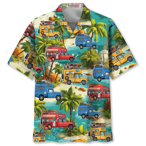 Truck Camper Funny Hawaiian Shirt