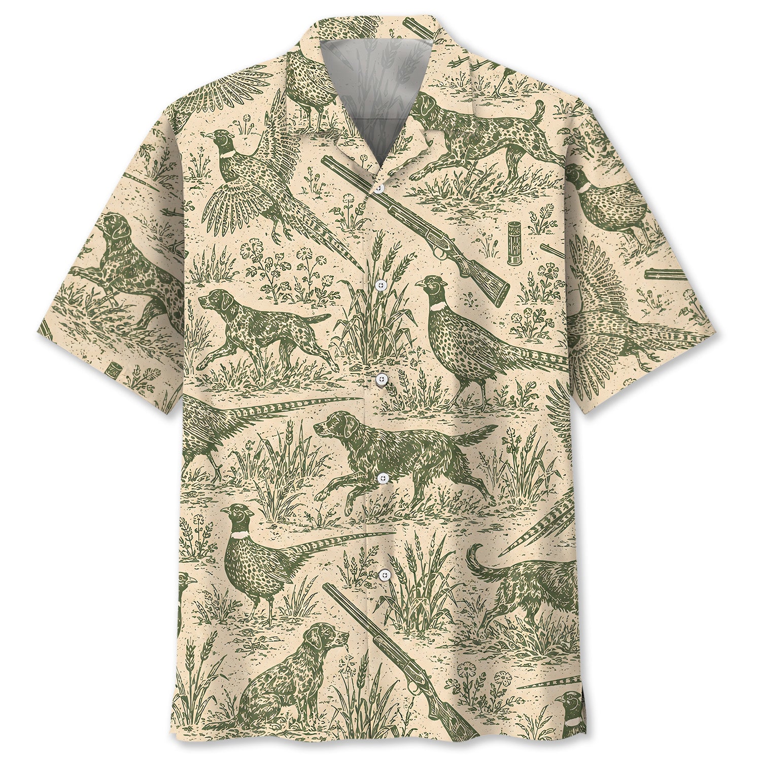 Classic Pheasant Hunt Hawaiian Shirt