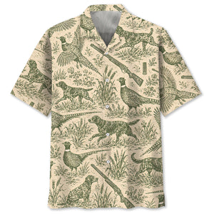 Classic Pheasant Hunt Hawaiian Shirt