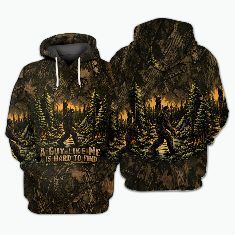 A Guy Like Me Is Hard To Find Camouflage All Over Print
