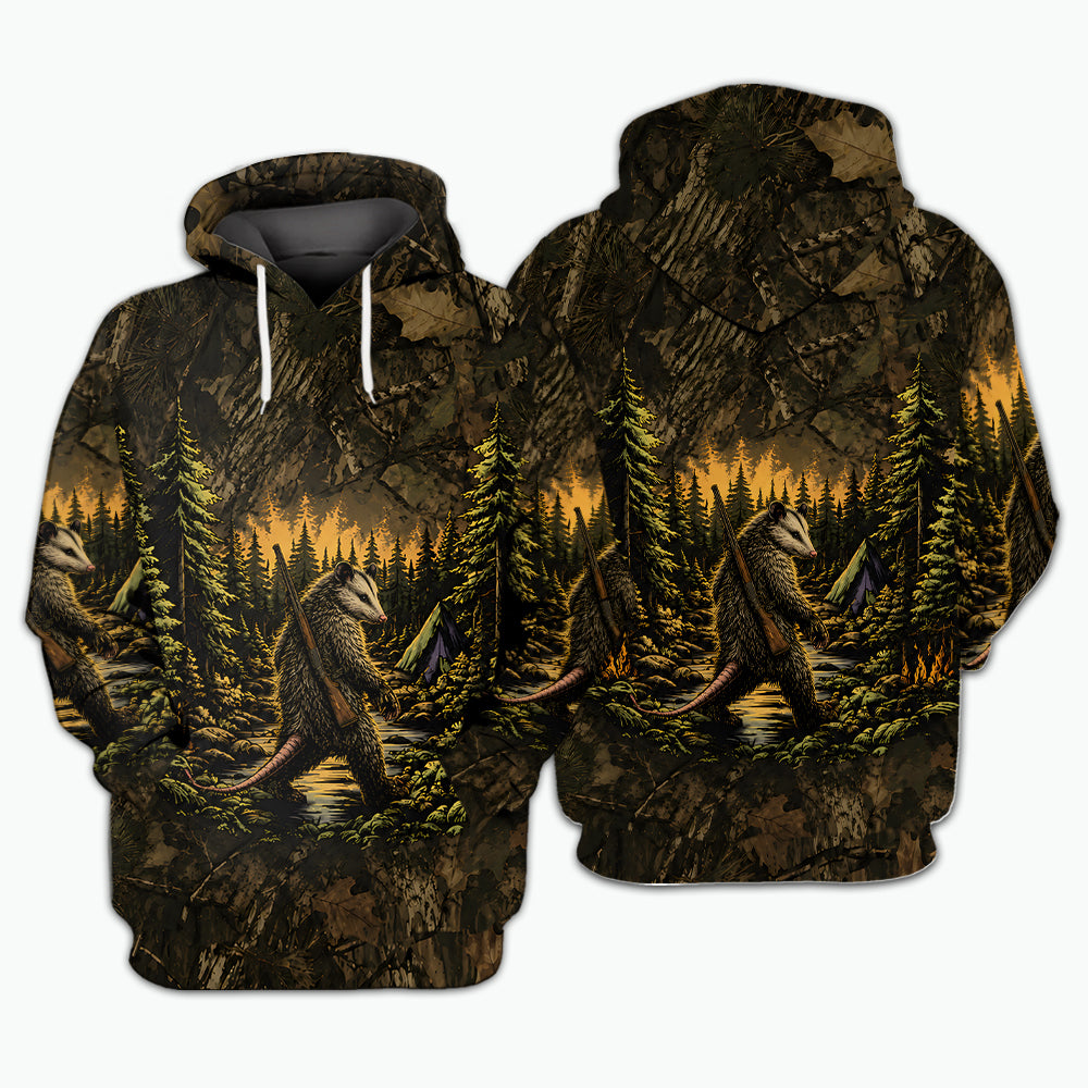 Opossum Camouflage Hunting All Over Print