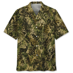 Deer Hunting Hex Camo Hawaiian Shirt