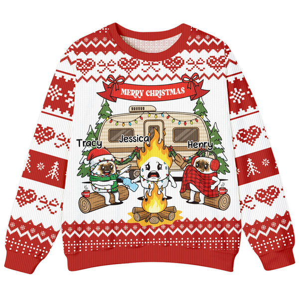 Burnt Marshmallow Xmas Ugly Sweater