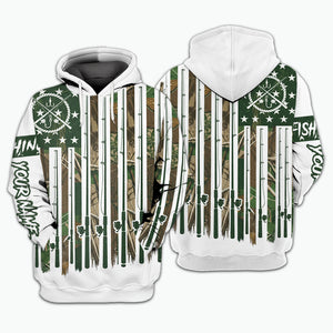 Custom Name Fishing Rods All Over Print Shirt