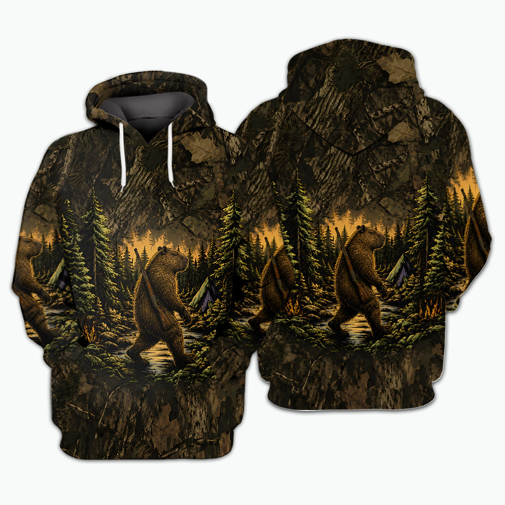 Capybara Camouflage Hunting All Over Print