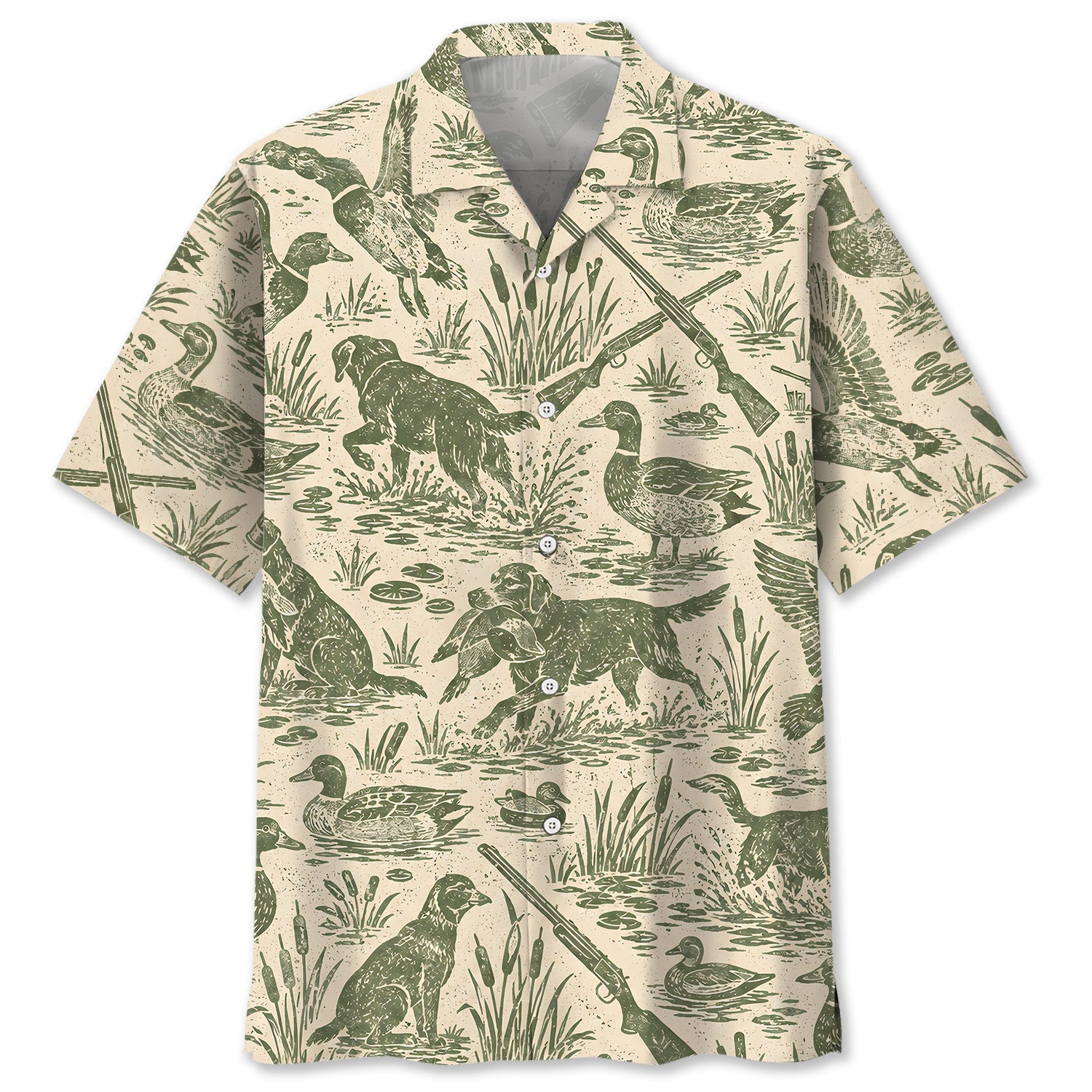 Classic Duck Hunt Hawaiian Shirt