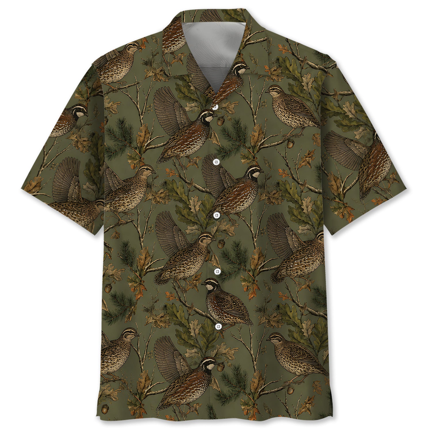 Quail Field Heritage Hawaiian Shirt