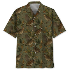 Quail Field Heritage Hawaiian Shirt