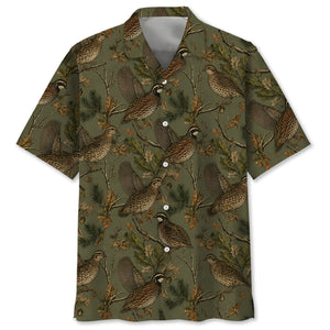 Quail Field Heritage Hawaiian Shirt