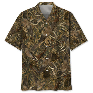 Camouflage Dove Hunting Hawaiian Shirt