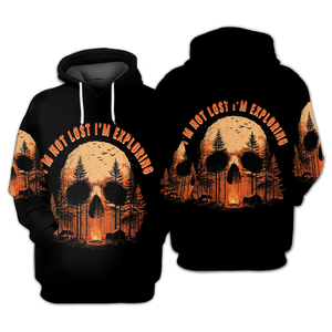 Creepy I'm Not Lost I'm Exploring All Over Print Shirt