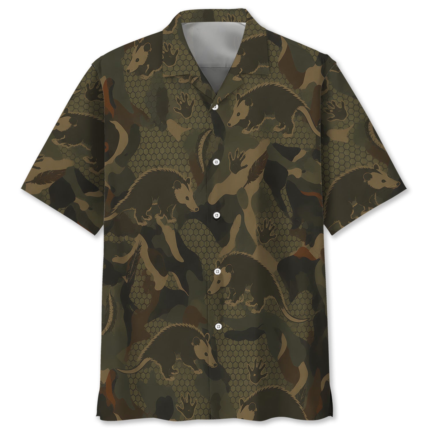 Opossum Hunting Hawaiian Shirt