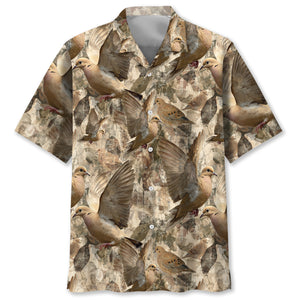 Backwoods Mourning Dove Hunting Hawaiian Shirt Shirt