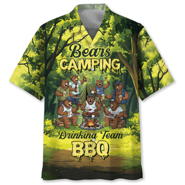 Bear Family BBQs Hawaiian shirt