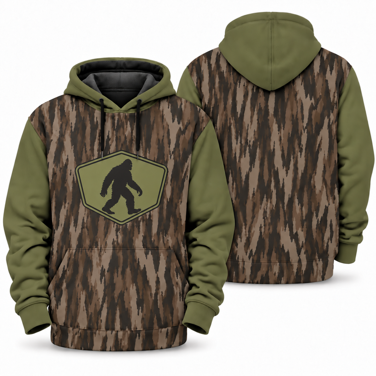 Bigfoot Funny Camo All Over Print