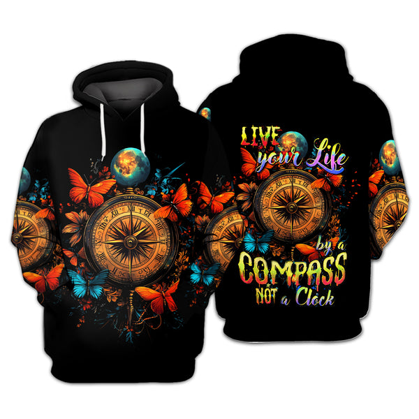 Live Your Life By A Compass All Over Print Shirt