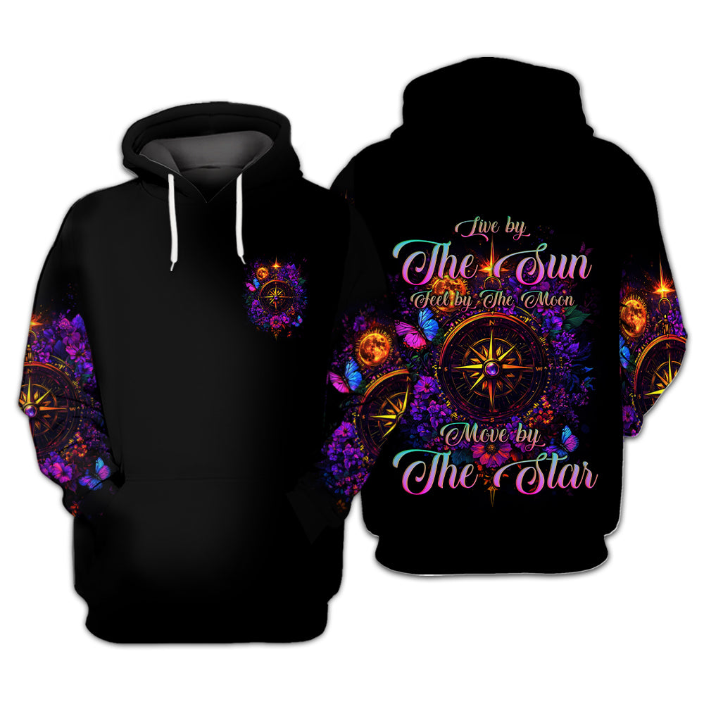 Live By The Sun Feel By The Moon All Over Print Shirt