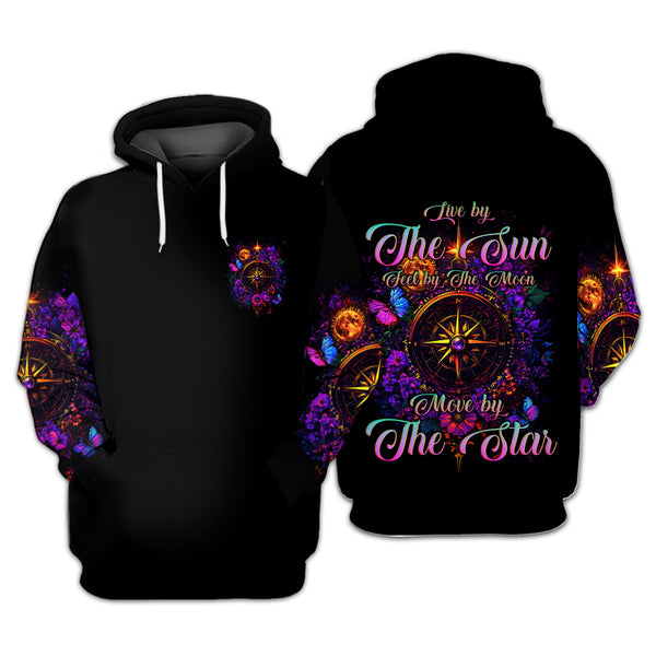 Live By The Sun Feel By The Moon All Over Print Shirt