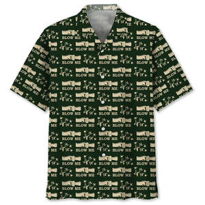 Duck Hunting Blow Me Hawaiian Shirt
