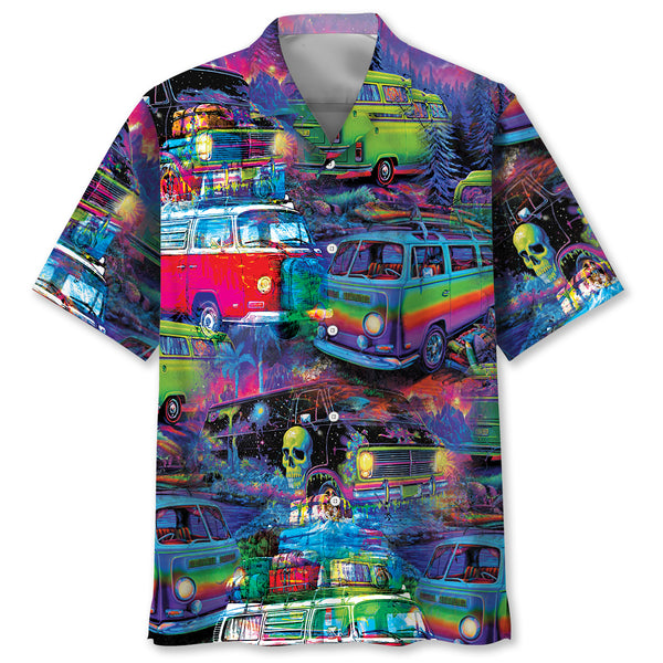 Retro Van Funny Hawaiian Shirt