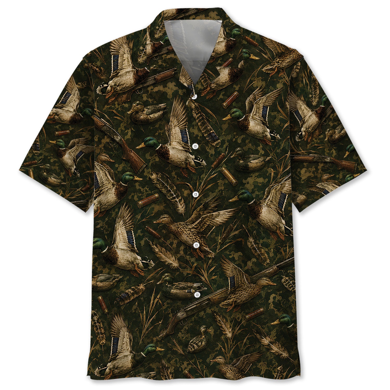 Vintage Duck Hunter Hawaiian Shirt