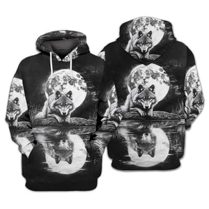Mystical Wolf Art All Over Print Shirt