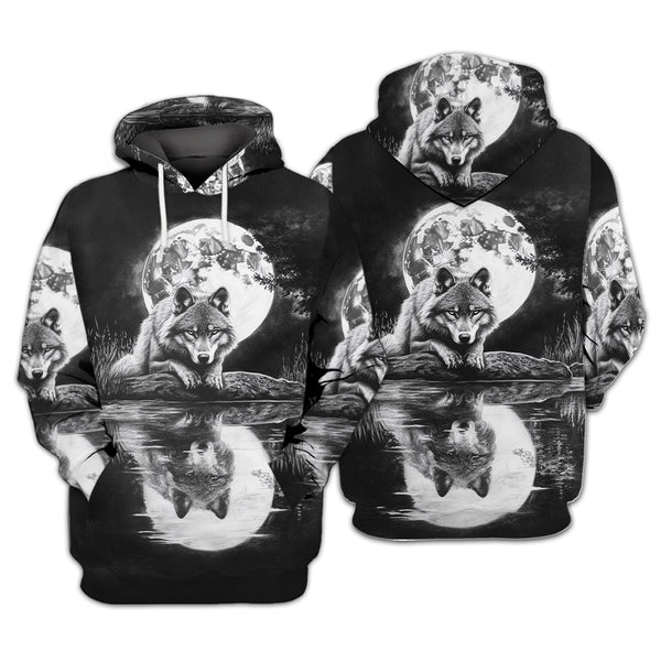 Mystical Wolf Art All Over Print Shirt