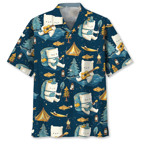Marshmallow Adventure Hawaiian Shirt