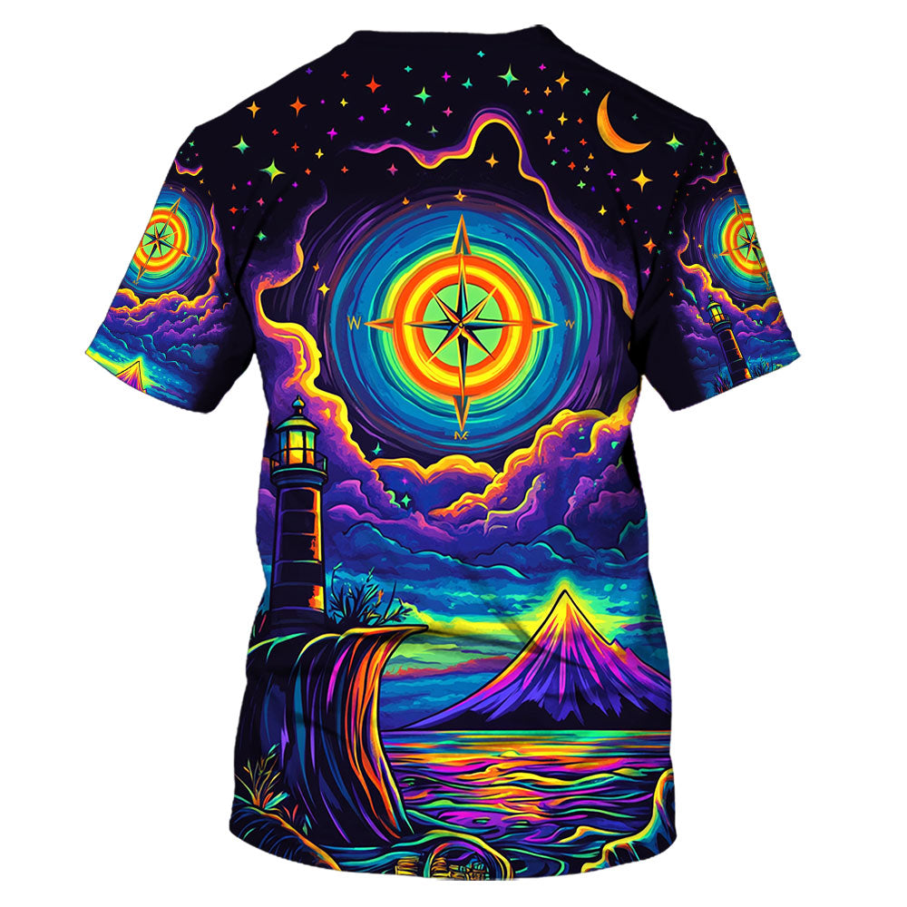 Always Take The Scenic Route All Over Print Shirt