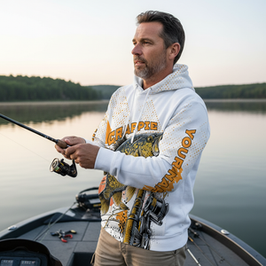 Custom Name Crappie Fish Orange All Over Print Shirt