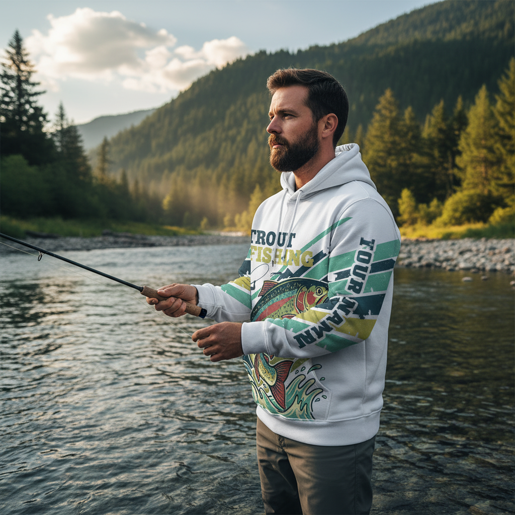 Vintage Rainbow Trout Team Shirt All Over Print