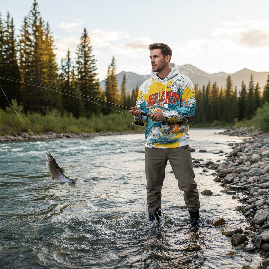 Fish Around And Find Trout Rainbow Trout All Over Print Shirt