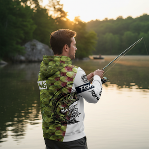 Bass Fishing Team Jerseys Green All Over Print Shirt