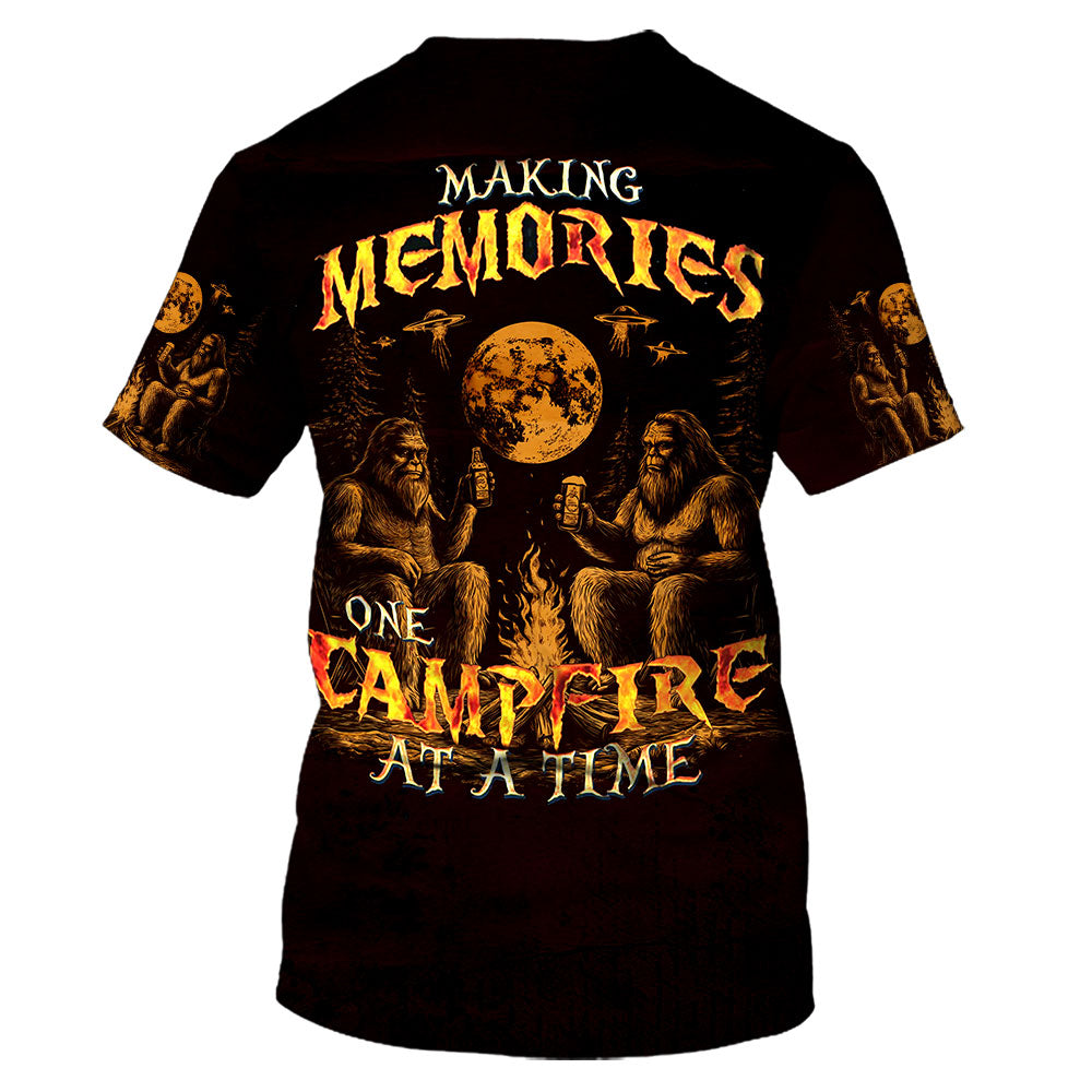 Making Memories One Campfire At A Time All Over Print Shirt