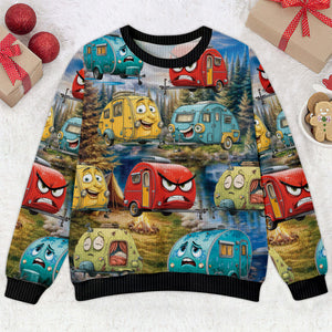 Funny Teardrop Trailer Ugly Sweater