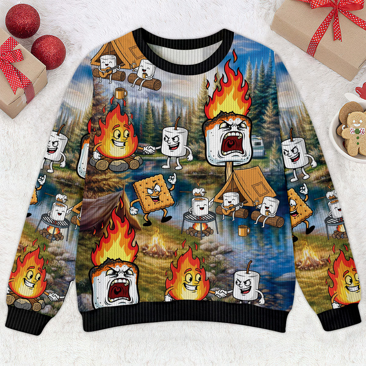 Burnt Marshmallow Ugly Sweater