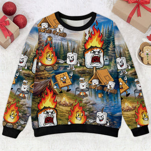 Burnt Marshmallow Ugly Sweater