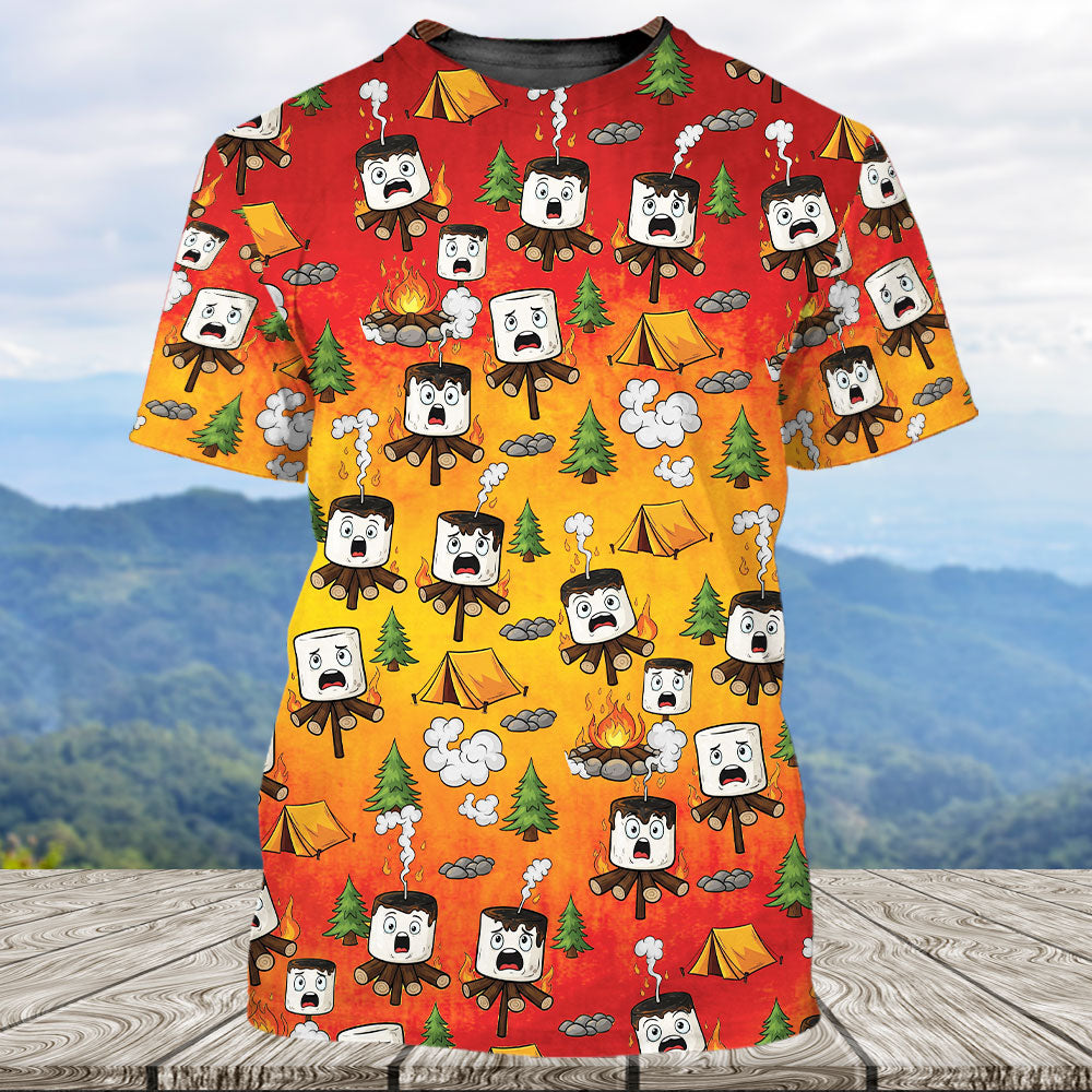 Burnt Marshmallow Dancing Party All Over Print Shirt