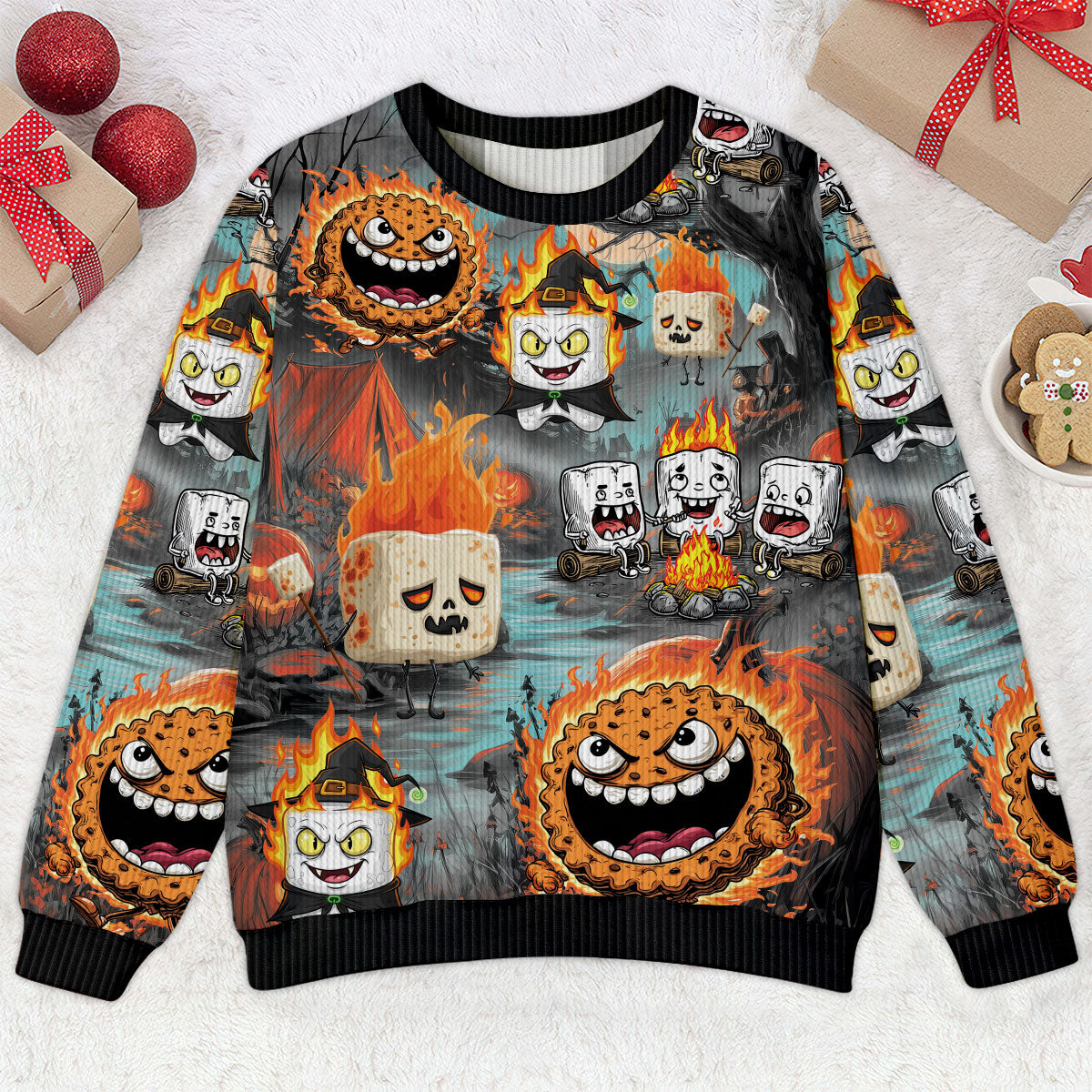 Burnt Marshmallow Ugly Sweater