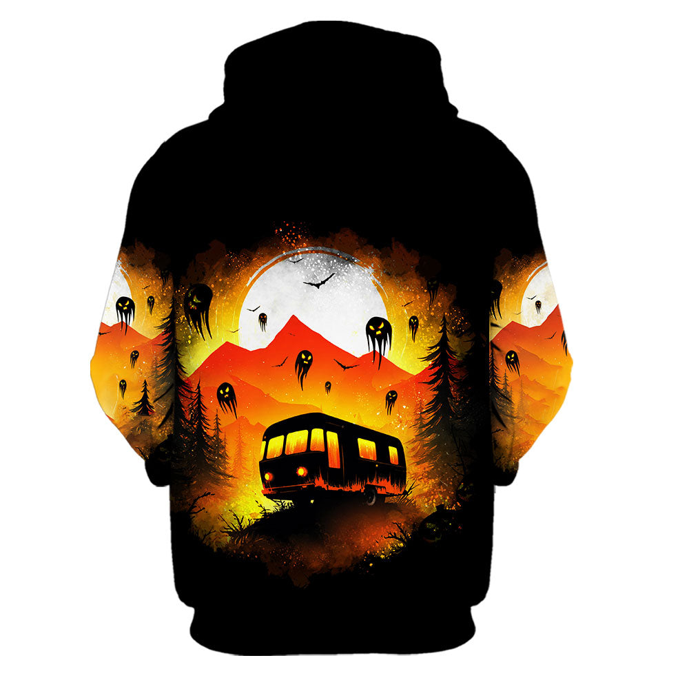 Haunted Camping Car All Over Print Shirt