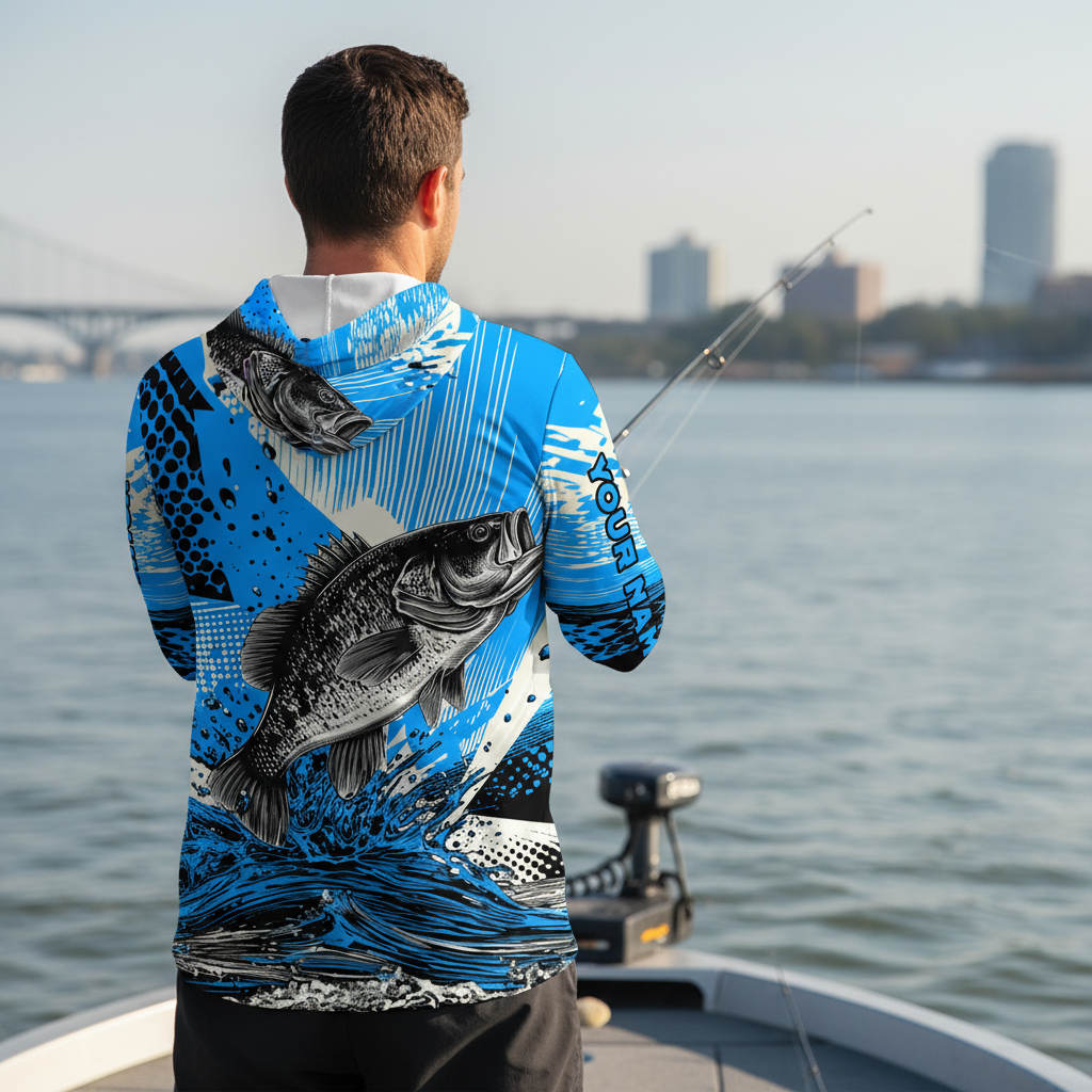 Custom Name Crappie Fish All Over Print Shirt