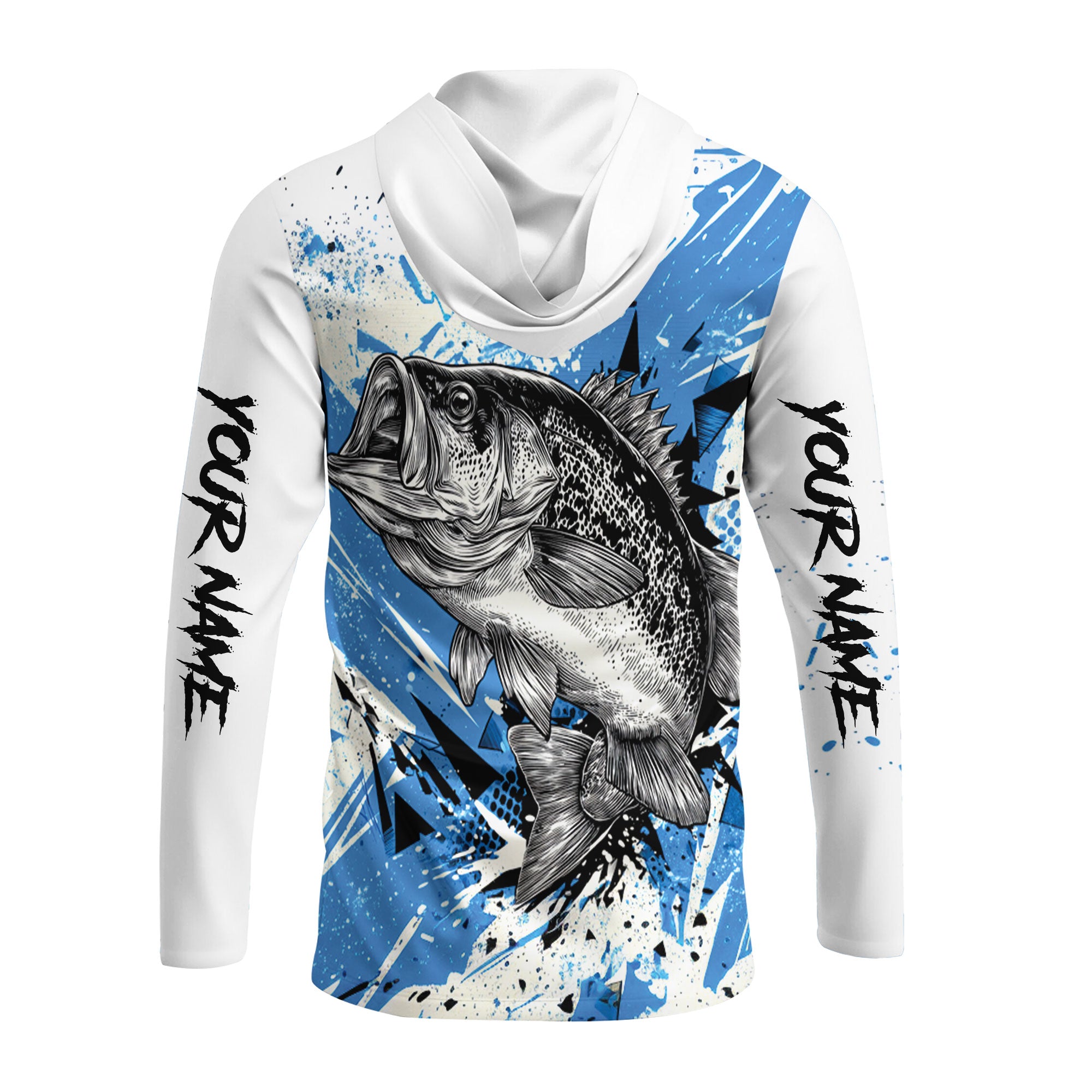 Custom Name Crappie Fishing Jersey All Over Print Shirt