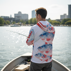 Custom Name Crappie Fish America All Over Print Shirt