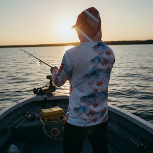 Custom Name Crappie Fish America All Over Print Shirt