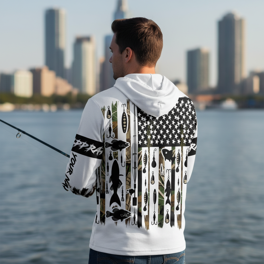 Custom Name Crappie Fish Black All Over Print Shirt