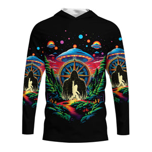 Bigfoot Mountain Adventure All Over Print Shirt