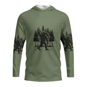 Not All Who Wander Are Lost Bigfoot Walking All Over Print Shirt