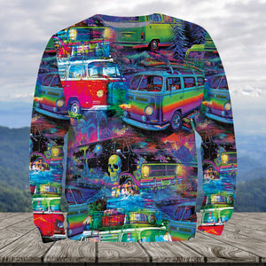 Retro Van Funny All Over Print Shirt